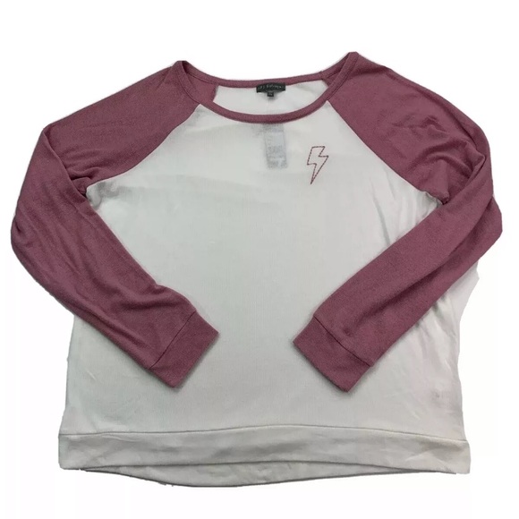 PJ Salvage Raglan Stretch Knit XL Pajama Top NWT - Picture 8 of 11